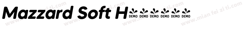 Mazzard Soft H字体转换